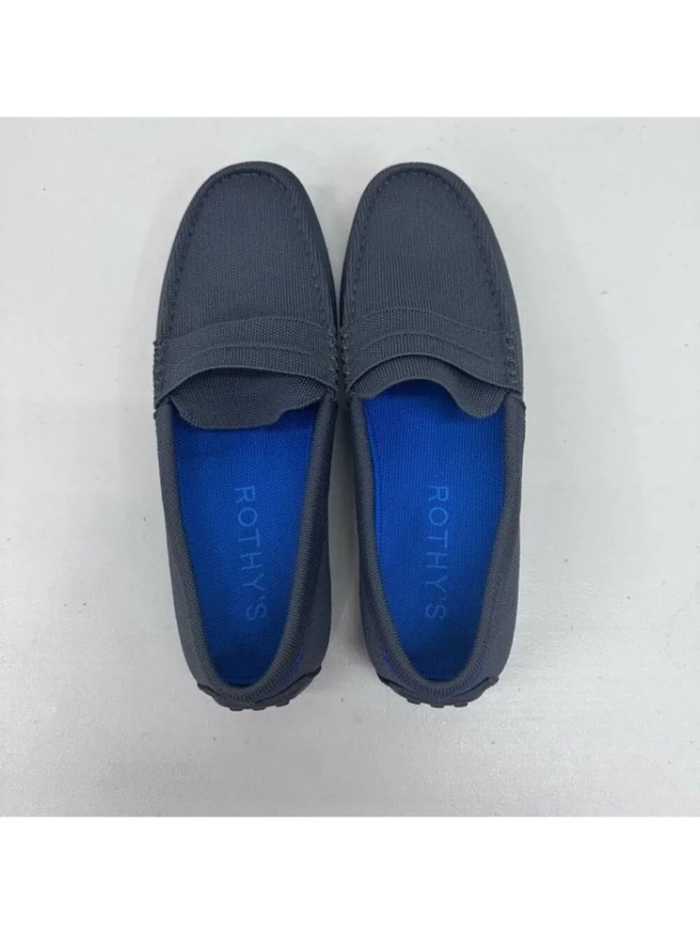 Rothys The Driving Loafer Knit Slip On Moccasin Shoes Washable Mens Size 11